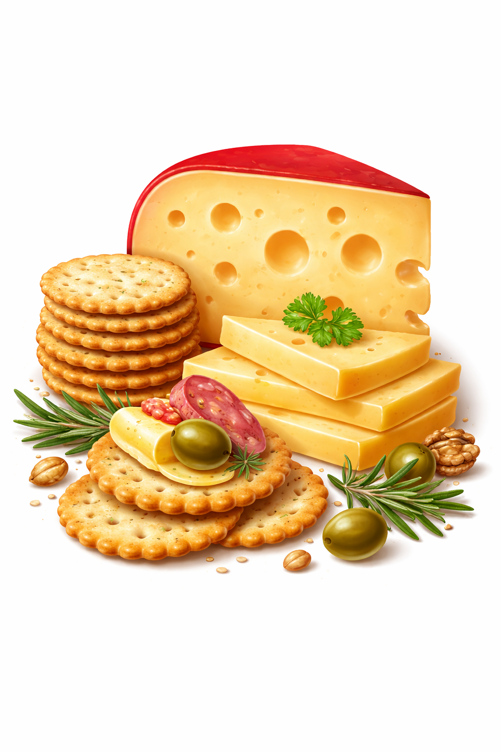 Gouda Cheese & Crackers